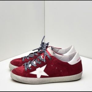 Golden Goose Red Star Tennis Shoes 38
